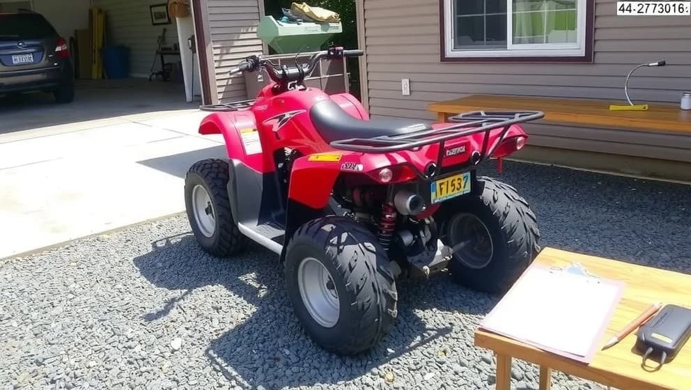 Honda 50 begagnad 4-takt fyrhjuling